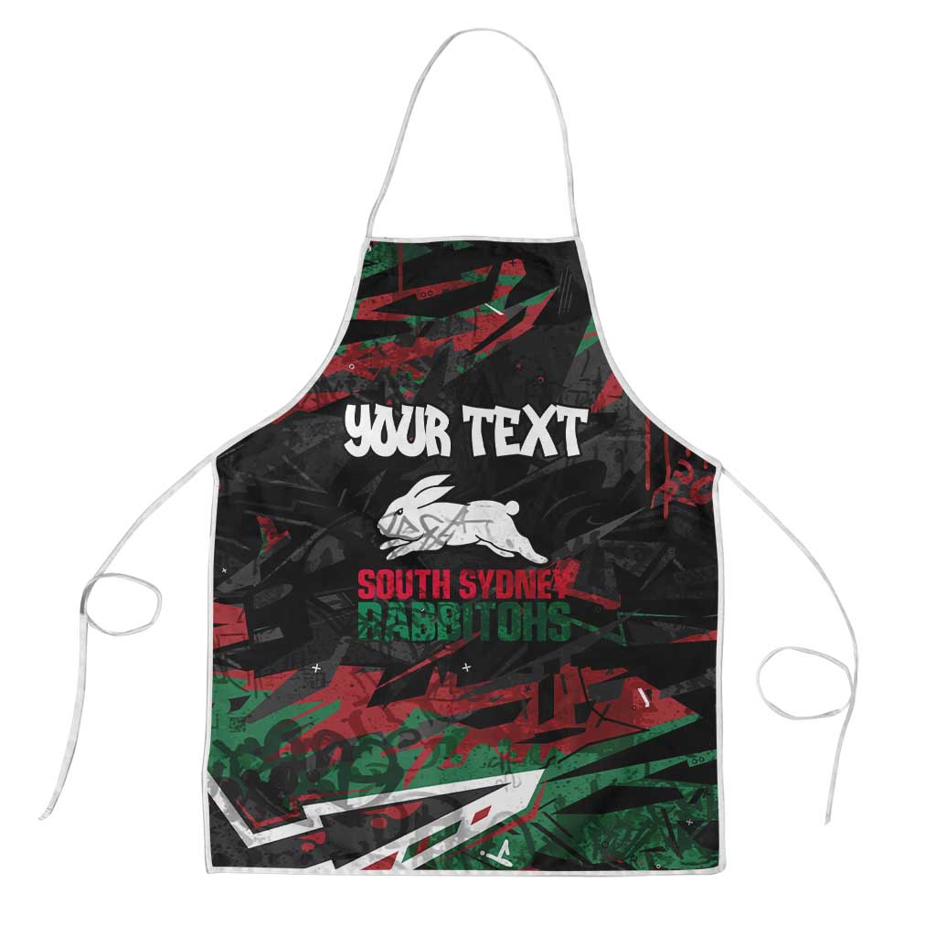 Personalized South Sydney Rabbitohs Apron Graffiti Grunge Abstract Urban Street Style Design