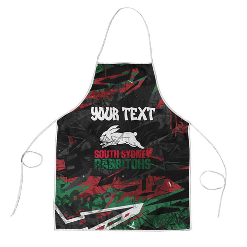 Personalized South Sydney Rabbitohs Apron Graffiti Grunge Abstract Urban Street Style Design