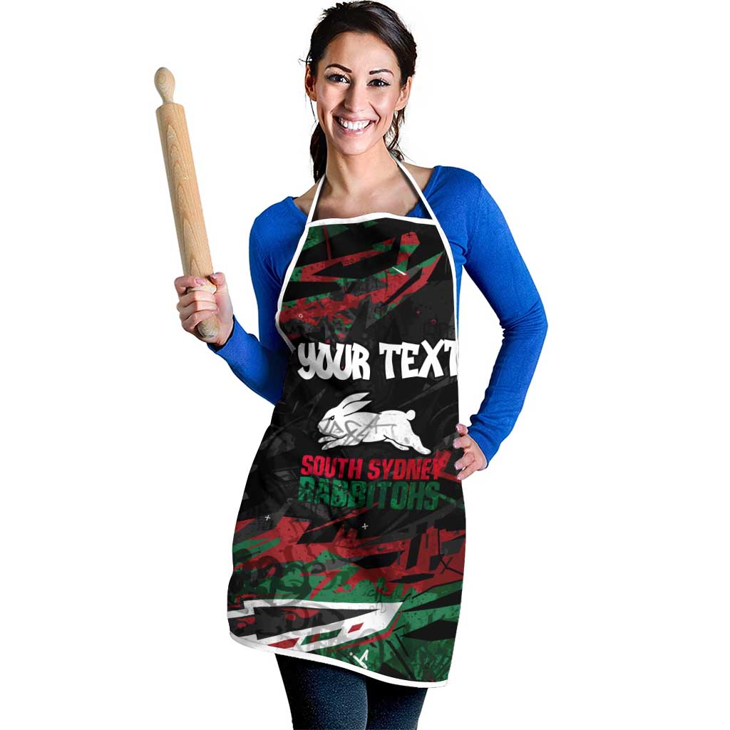 Personalized South Sydney Rabbitohs Apron Graffiti Grunge Abstract Urban Street Style Design