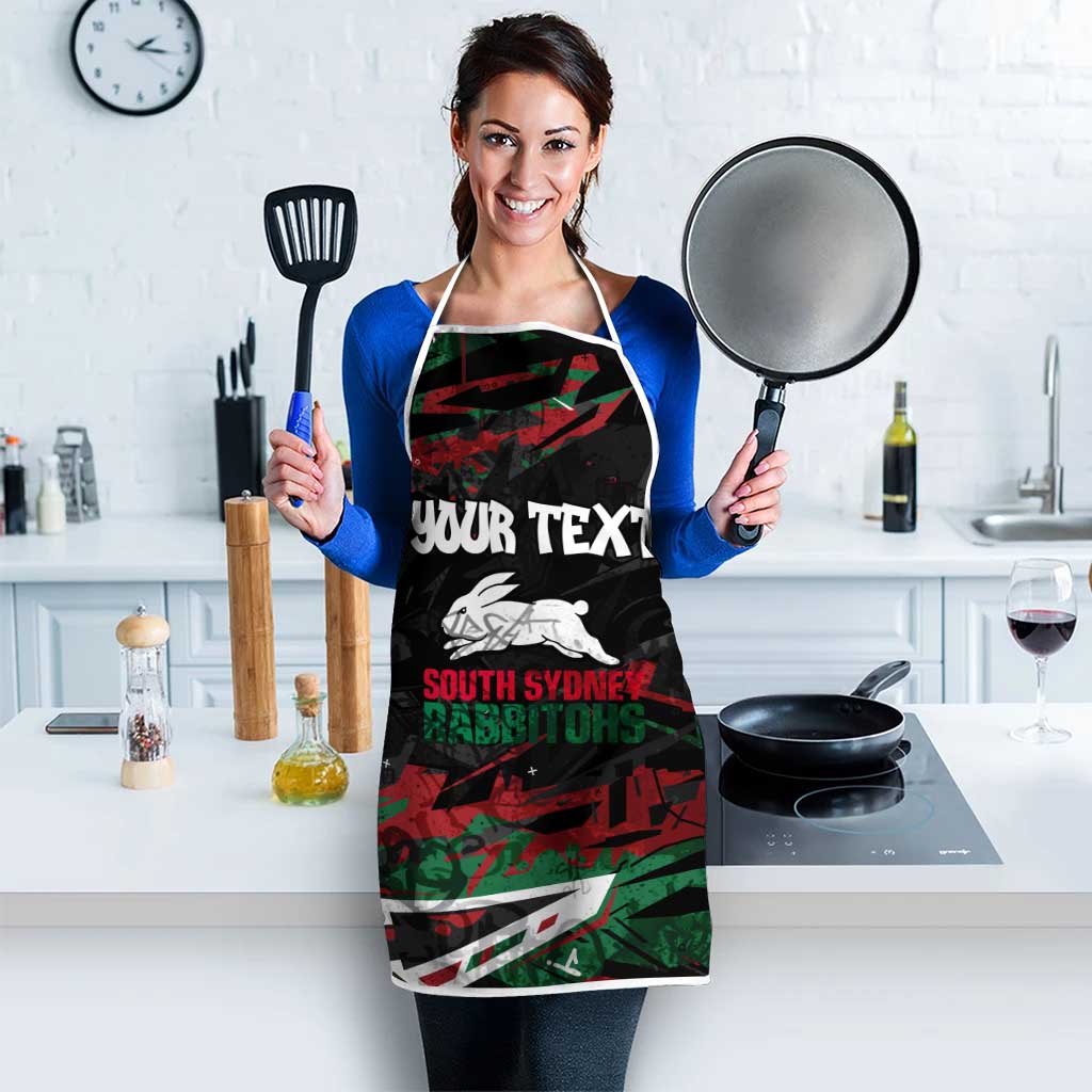 Personalized South Sydney Rabbitohs Apron Graffiti Grunge Abstract Urban Street Style Design