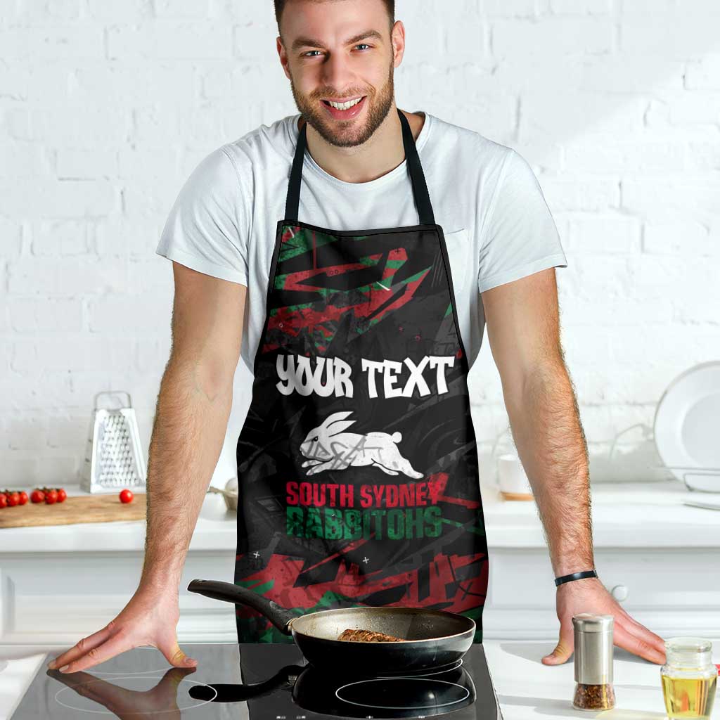Personalized South Sydney Rabbitohs Apron Graffiti Grunge Abstract Urban Street Style Design