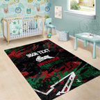 Personalized South Sydney Rabbitohs Area Rug Graffiti Grunge Abstract Urban Street Style Design
