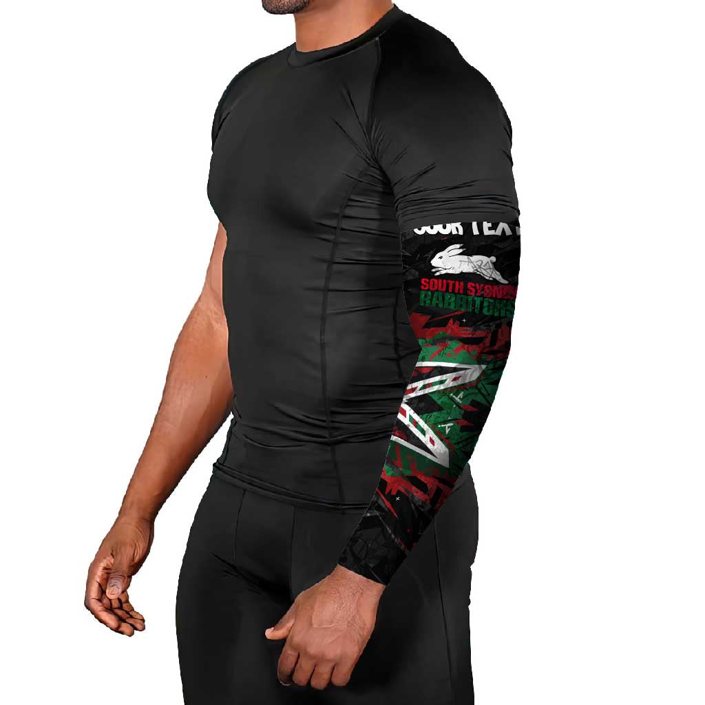 Personalized South Sydney Rabbitohs Arm Sleeves Graffiti Grunge Abstract Urban Street Style Design