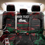 Personalized South Sydney Rabbitohs Back Car Seat Cover Graffiti Grunge Abstract Urban Street Style Design