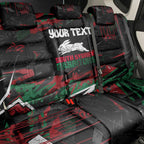 Personalized South Sydney Rabbitohs Back Car Seat Cover Graffiti Grunge Abstract Urban Street Style Design