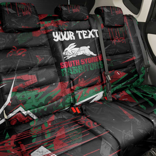 Personalized South Sydney Rabbitohs Back Car Seat Cover Graffiti Grunge Abstract Urban Street Style Design