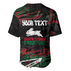 Personalized South Sydney Rabbitohs Baseball Jersey Graffiti Grunge Abstract Urban Street Style Design