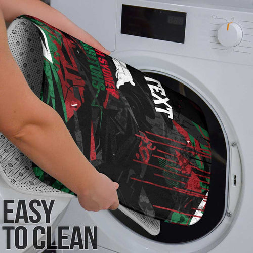 Personalized South Sydney Rabbitohs Bathroom Set Graffiti Grunge Abstract Urban Street Style Design
