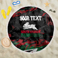 Personalized South Sydney Rabbitohs Beach Blanket Graffiti Grunge Abstract Urban Street Style Design