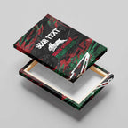 Personalized South Sydney Rabbitohs Canvas Wall Art Graffiti Grunge Abstract Urban Street Style Design