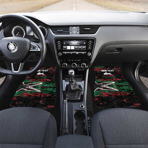Personalized South Sydney Rabbitohs Car Mats Graffiti Grunge Abstract Urban Street Style Design