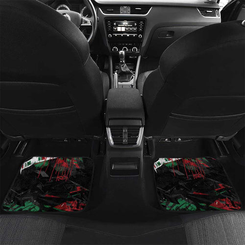 Personalized South Sydney Rabbitohs Car Mats Graffiti Grunge Abstract Urban Street Style Design