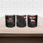 Personalized South Sydney Rabbitohs Ceramic Mug Graffiti Grunge Abstract Urban Street Style Design