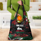 Personalized South Sydney Rabbitohs Grocery Bag Graffiti Grunge Abstract Urban Street Style Design