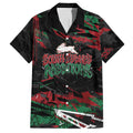 Personalized South Sydney Rabbitohs Hawaiian Shirt Graffiti Grunge Abstract Urban Street Style Design