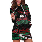 Personalized South Sydney Rabbitohs Hoodie Dress Graffiti Grunge Abstract Urban Street Style Design