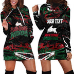 Personalized South Sydney Rabbitohs Hoodie Dress Graffiti Grunge Abstract Urban Street Style Design