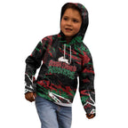 Personalized South Sydney Rabbitohs Kid Hoodie Graffiti Grunge Abstract Urban Street Style Design