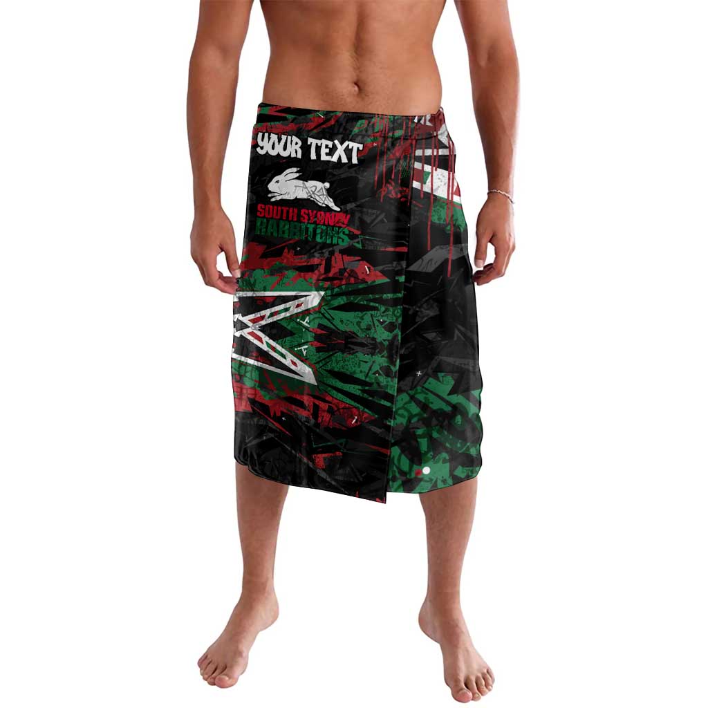 Personalized South Sydney Rabbitohs Lavalava Graffiti Grunge Abstract Urban Street Style Design