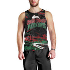 Personalized South Sydney Rabbitohs Men Tank Top Graffiti Grunge Abstract Urban Street Style Design