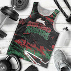 Personalized South Sydney Rabbitohs Men Tank Top Graffiti Grunge Abstract Urban Street Style Design