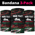 Personalized South Sydney Rabbitohs Neck Gaiter Graffiti Grunge Abstract Urban Street Style Design