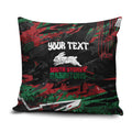 Personalized South Sydney Rabbitohs Pillow Cover Graffiti Grunge Abstract Urban Street Style Design