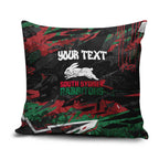 Personalized South Sydney Rabbitohs Pillow Cover Graffiti Grunge Abstract Urban Street Style Design