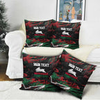 Personalized South Sydney Rabbitohs Pillow Cover Graffiti Grunge Abstract Urban Street Style Design