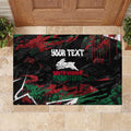 Personalized South Sydney Rabbitohs Rubber Doormat Graffiti Grunge Abstract Urban Street Style Design