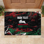 Personalized South Sydney Rabbitohs Rubber Doormat Graffiti Grunge Abstract Urban Street Style Design