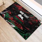 Personalized South Sydney Rabbitohs Rubber Doormat Graffiti Grunge Abstract Urban Street Style Design