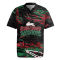 Personalized South Sydney Rabbitohs Rugby Jersey Graffiti Grunge Abstract Urban Street Style Design