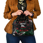 Personalized South Sydney Rabbitohs Shoulder Handbag Graffiti Grunge Abstract Urban Street Style Design