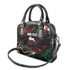 Personalized South Sydney Rabbitohs Shoulder Handbag Graffiti Grunge Abstract Urban Street Style Design