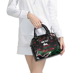 Personalized South Sydney Rabbitohs Shoulder Handbag Graffiti Grunge Abstract Urban Street Style Design