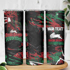 Personalized South Sydney Rabbitohs Skinny Tumbler Graffiti Grunge Abstract Urban Street Style Design