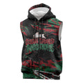 Personalized South Sydney Rabbitohs Sleeveless Zip Hoodie Graffiti Grunge Abstract Urban Street Style Design