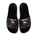 Personalized South Sydney Rabbitohs Slide Sandals Graffiti Grunge Abstract Urban Street Style Design
