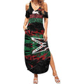 Personalized South Sydney Rabbitohs Summer Maxi Dress Graffiti Grunge Abstract Urban Street Style Design
