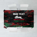 Personalized South Sydney Rabbitohs Tablecloth Graffiti Grunge Abstract Urban Street Style Design