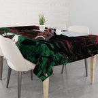 Personalized South Sydney Rabbitohs Tablecloth Graffiti Grunge Abstract Urban Street Style Design