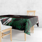 Personalized South Sydney Rabbitohs Tablecloth Graffiti Grunge Abstract Urban Street Style Design