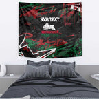 Personalized South Sydney Rabbitohs Tapestry Graffiti Grunge Abstract Urban Street Style Design