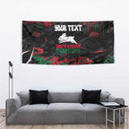 Personalized South Sydney Rabbitohs Tapestry Graffiti Grunge Abstract Urban Street Style Design