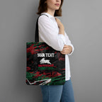Personalized South Sydney Rabbitohs Tote Bag Graffiti Grunge Abstract Urban Street Style Design