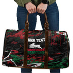 Personalized South Sydney Rabbitohs Travel Bag Graffiti Grunge Abstract Urban Street Style Design