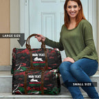 Personalized South Sydney Rabbitohs Travel Bag Graffiti Grunge Abstract Urban Street Style Design