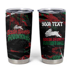 Personalized South Sydney Rabbitohs Tumbler Cup Graffiti Grunge Abstract Urban Street Style Design