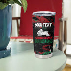 Personalized South Sydney Rabbitohs Tumbler Cup Graffiti Grunge Abstract Urban Street Style Design